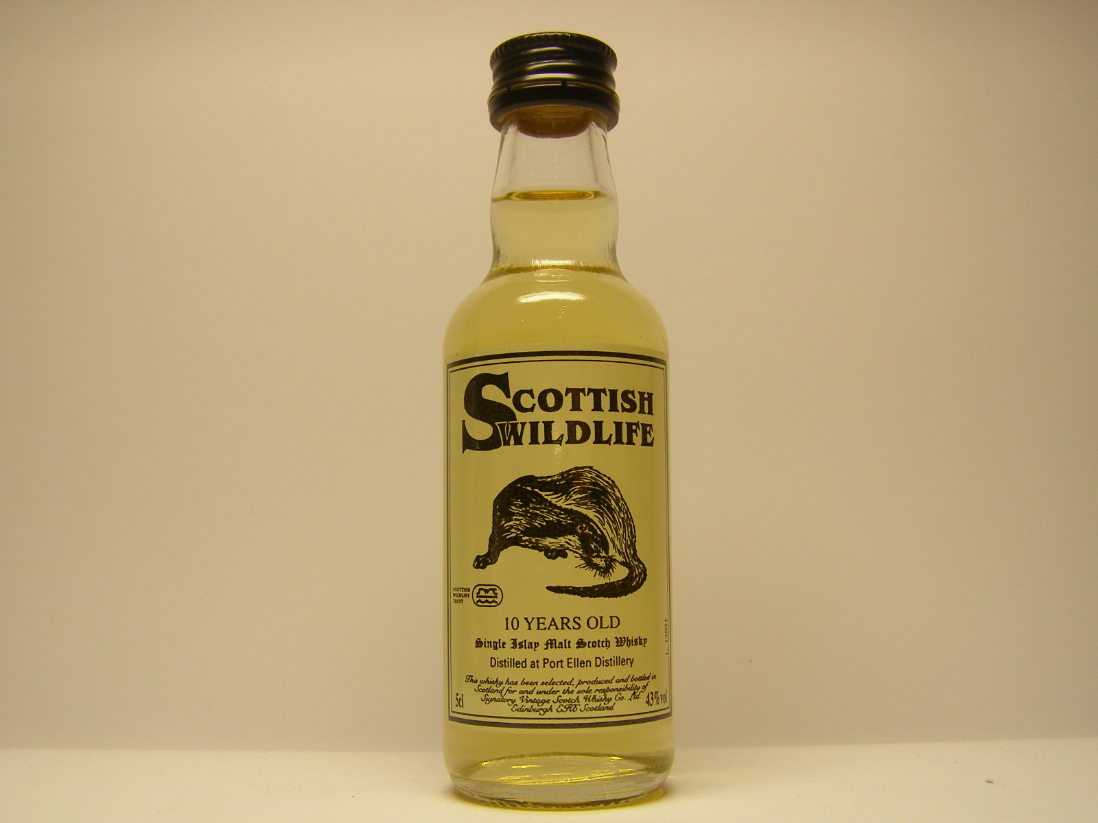 SIMSW 10yo"Scottish Wildlife" 5cl 43%vol